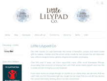 Tablet Screenshot of littlelilypad.co.uk